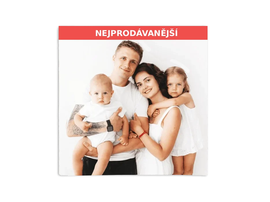 Nejlevnější fotoobraz. Fotky na plátno objednejte online. - Bílý s jednou fotkou