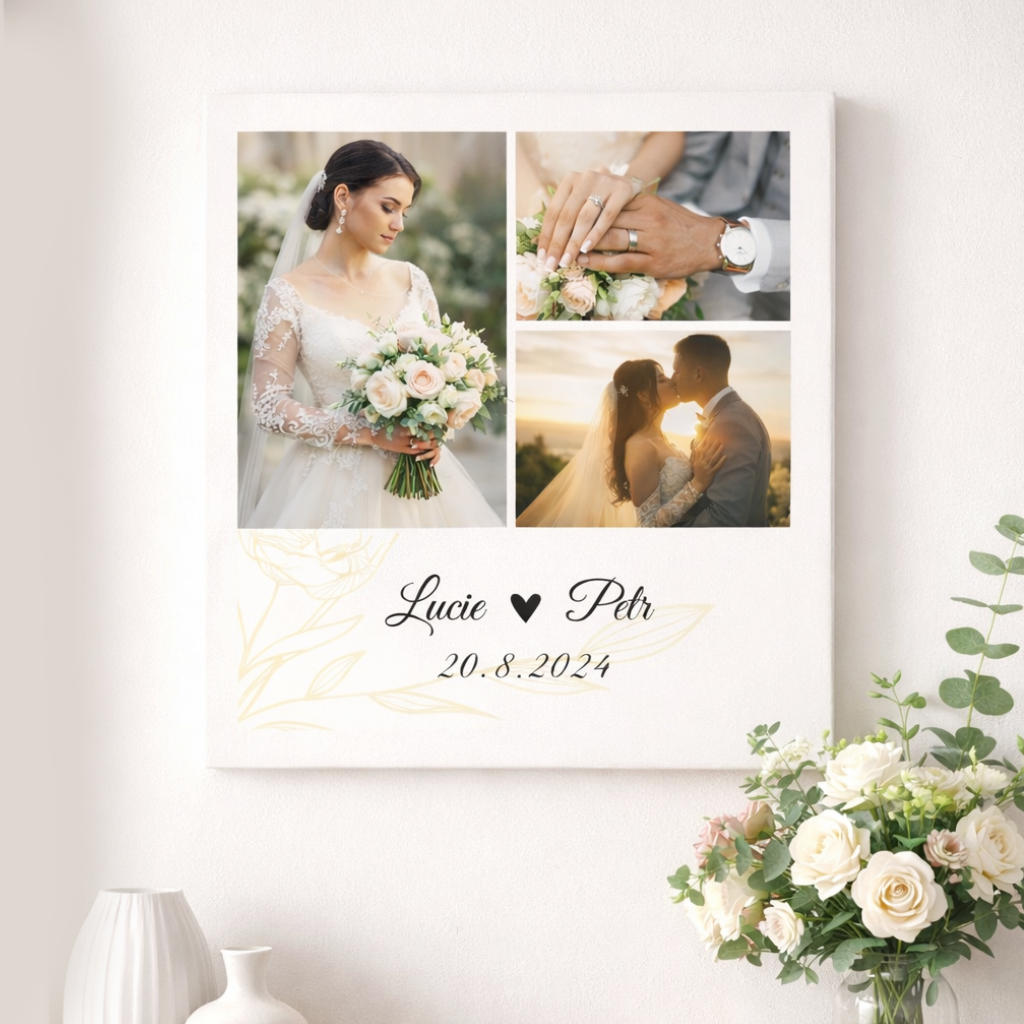 Svatební zlaté květy