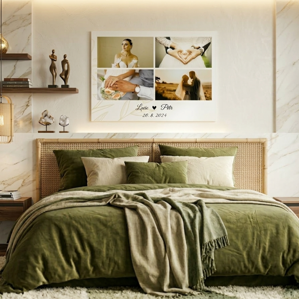 Svatební zlaté květy