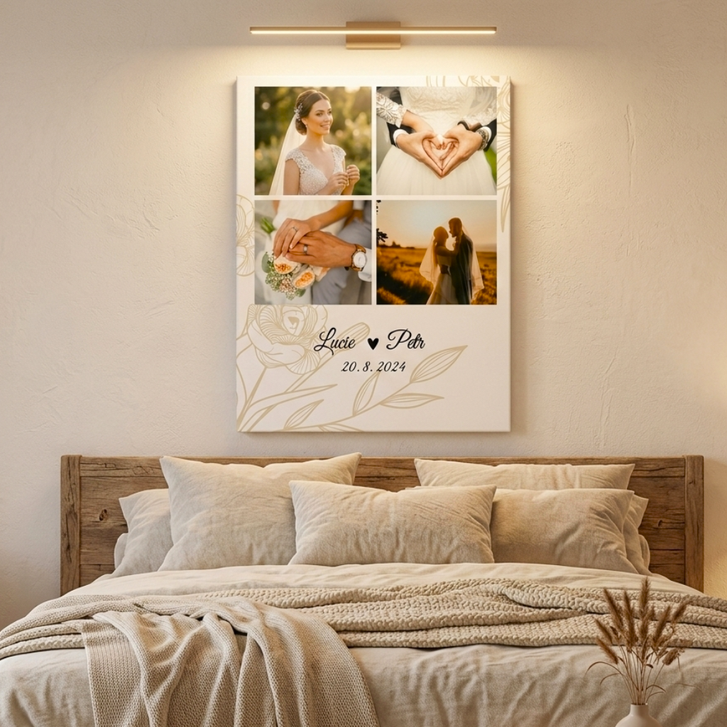 Svatební zlaté květy