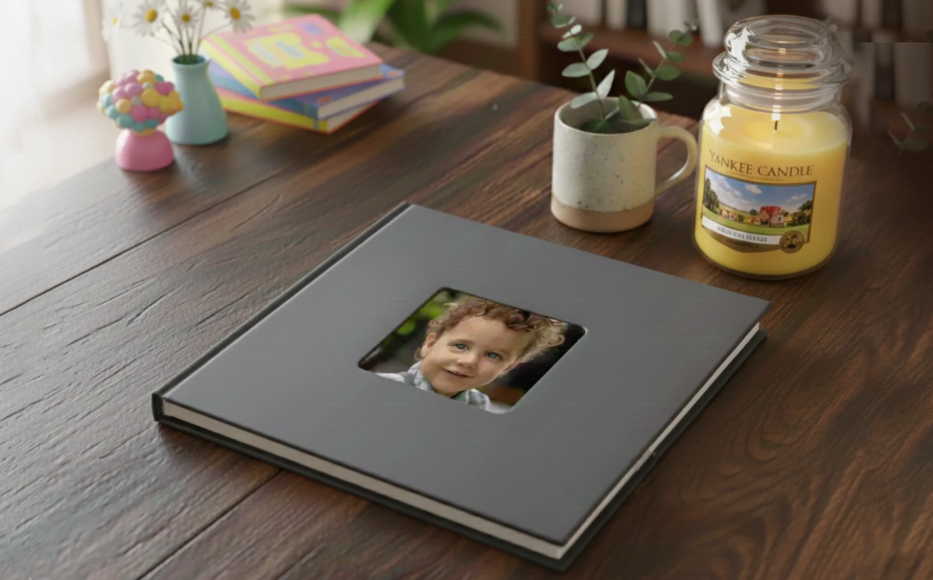 fotokniha antracit - Vzor 3