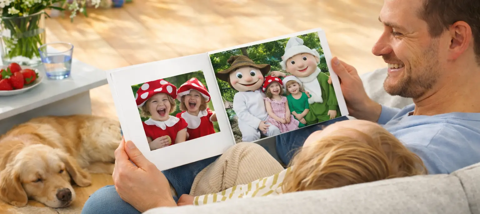 rodina s fotoknihou
