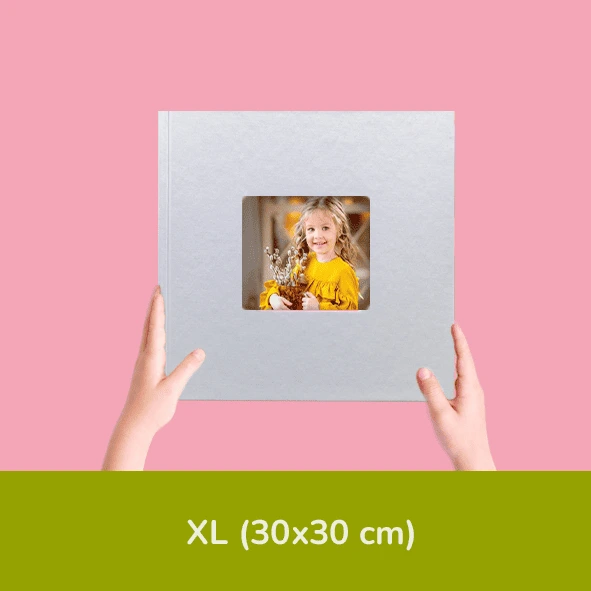 Antracitová fotokniha ve formátu XL