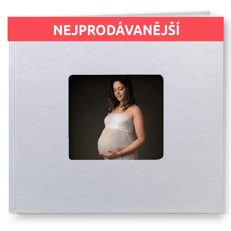 Fotokniha online. Skvělá akce na fotoknihu 21x21 desky perleťové - Elegantní bílá