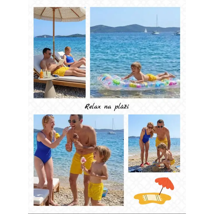 fotokniha A4 Chorvatsko vnitřní strana