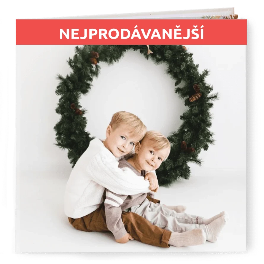 Kvalitní fotokniha a vlastní foto na deskách. Levně online. - Bílá ( až 100 stran)