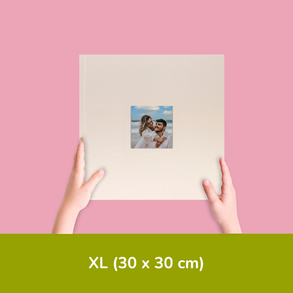 fotokniha v pevných deskách ve formátu XL