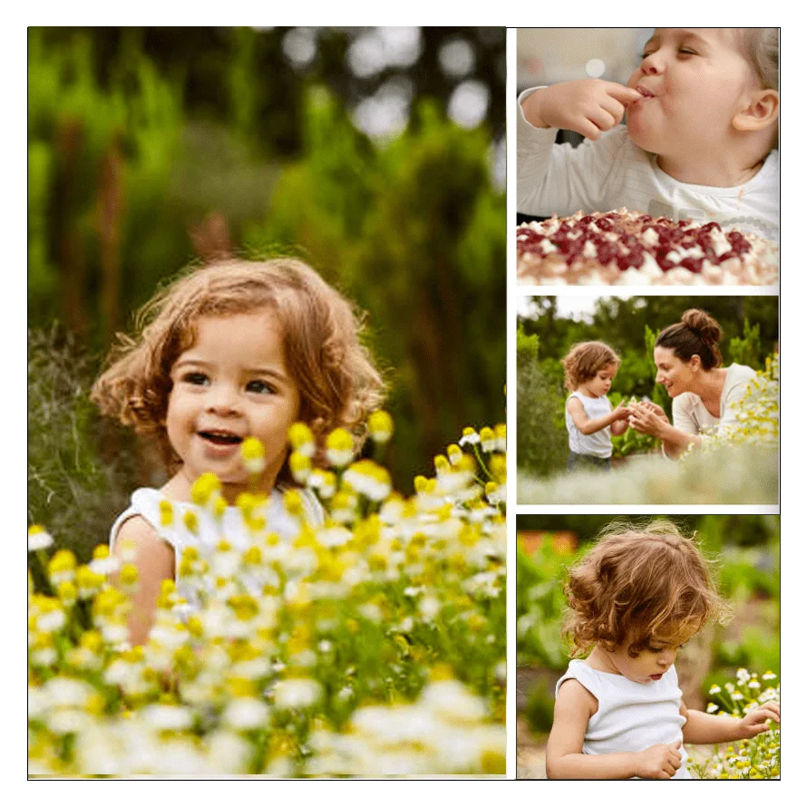 Nejlepší VELKÁ foto kniha a kvalita pro vzpomínky. Desky růžové. - Elegantní bílá