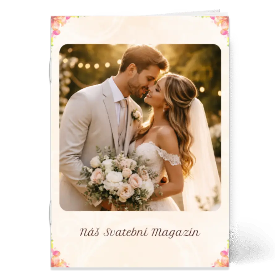 Fotokniha sešit - Fotokniha sešit - Svatební kytice
