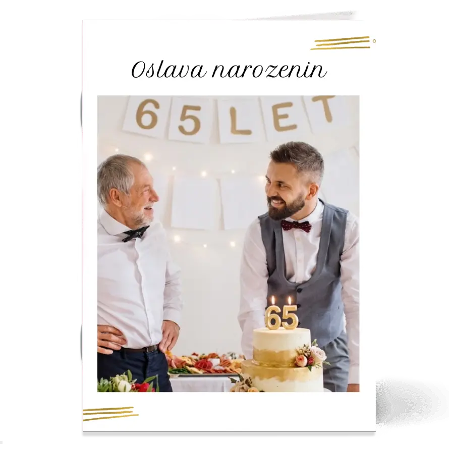 Fotokniha sešit výročí