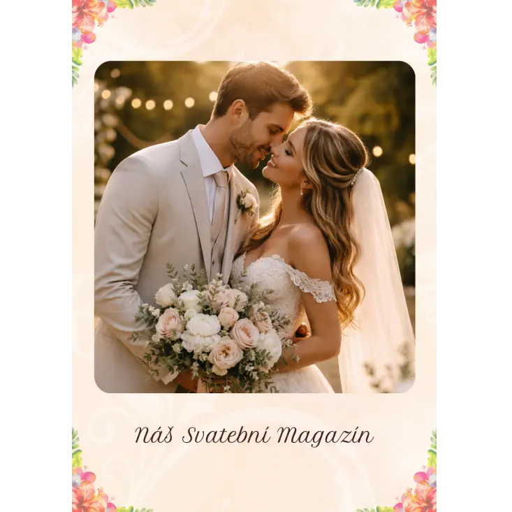 Fotokniha sešit - Fotokniha sešit - Svatební kytice