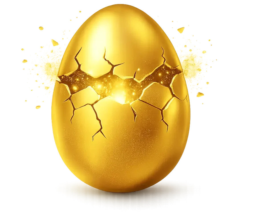 Zlaté vejce prasklé