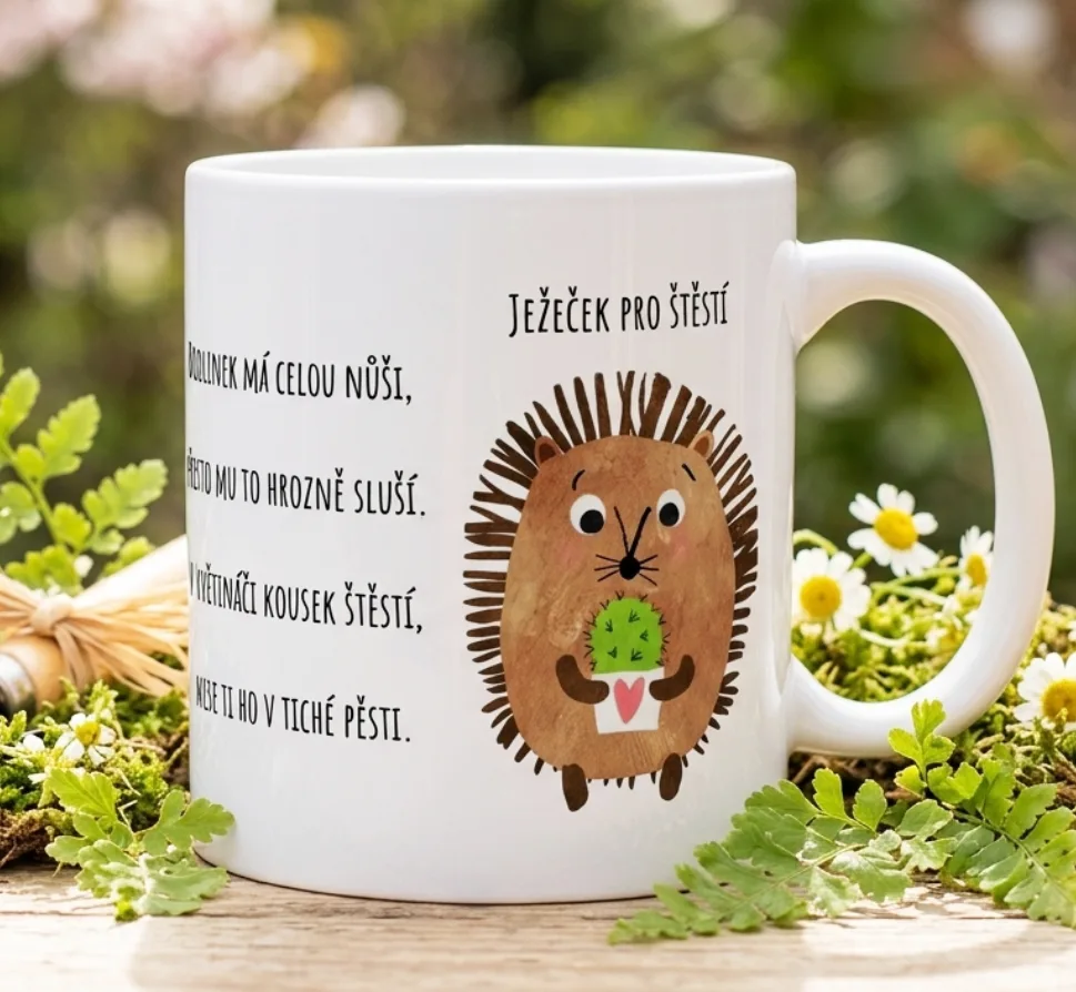 Hrneček ježeček pro štěstí