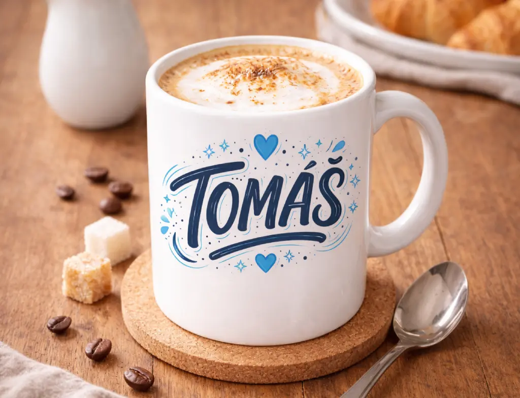 Hrnek s vlastním potiskem je nejlepší dárek ever - Tomáš