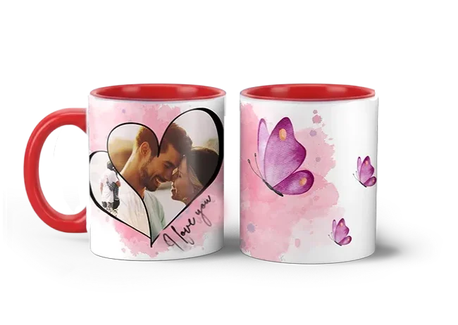 Hrnek s vlastním potiskem je nejlepší dárek ever - Dvojsrdce