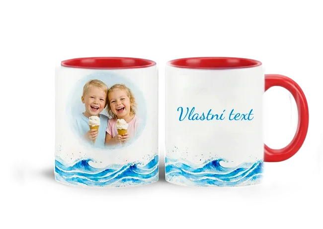 Hrnek s vlastním potiskem je nejlepší dárek ever - Vlnky