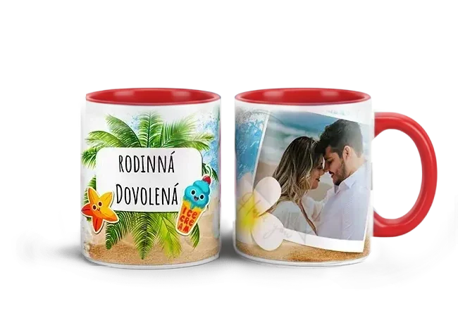 Hrnek s vlastním potiskem je nejlepší dárek ever - Dovolená u moře