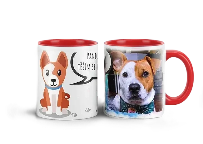 Hrnek s vlastním potiskem je nejlepší dárek ever - Pro milovníky pejsků