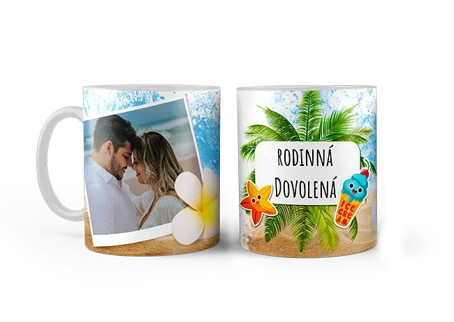 Hrnek s vlastním potiskem je nejlepší dárek ever - Dovolená u moře