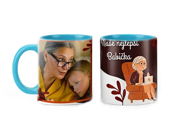 Hrnek s vlastním potiskem je nejlepší dárek ever - Pro babičku
