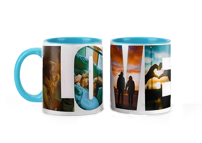 Hrnek s vlastním potiskem je nejlepší dárek ever - Dvojsrdce