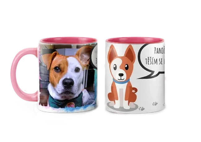 Hrnek s vlastním potiskem je nejlepší dárek ever - Pro milovníky pejsků
