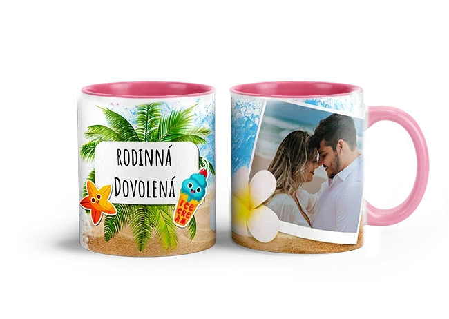 Hrnek s vlastním potiskem je nejlepší dárek ever - Dovolená u moře