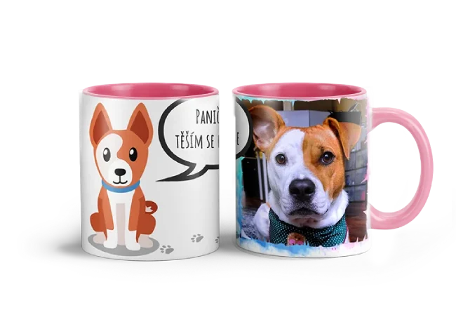 Hrnek s vlastním potiskem je nejlepší dárek ever - Pro milovníky pejsků