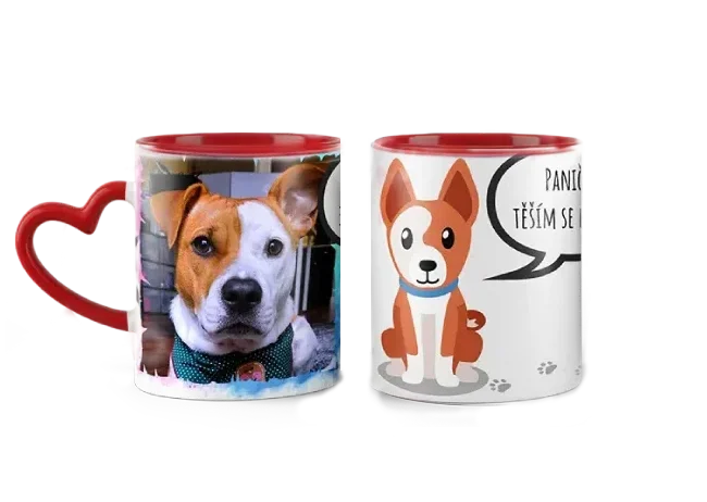 Hrnek s vlastním potiskem je nejlepší dárek ever - Pejskové