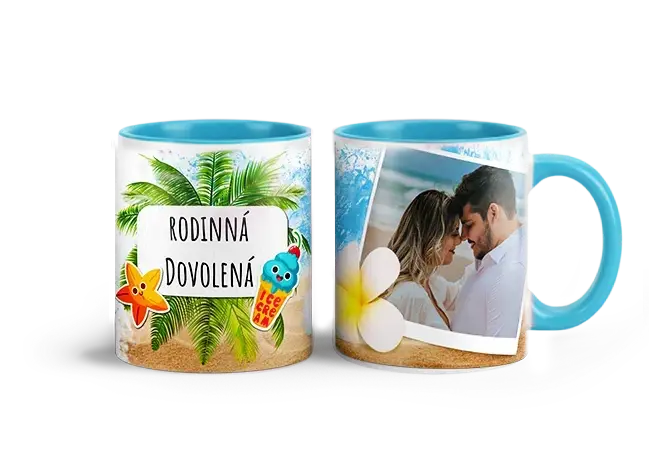 Hrnek s vlastním potiskem je nejlepší dárek ever - Dovolená u moře