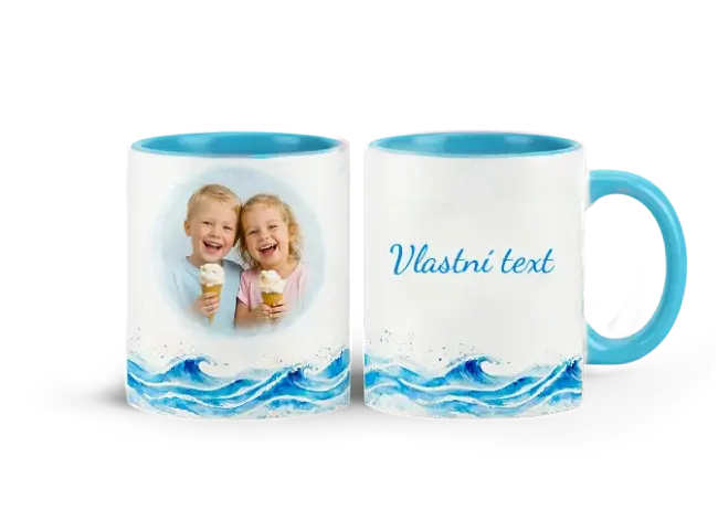 Hrnek s vlastním potiskem je nejlepší dárek ever - Vlnky