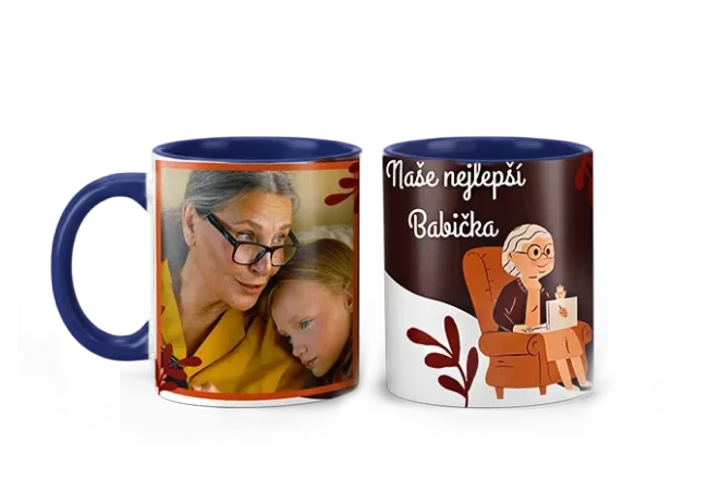 Hrnek s vlastním potiskem je nejlepší dárek ever - Pro babičku