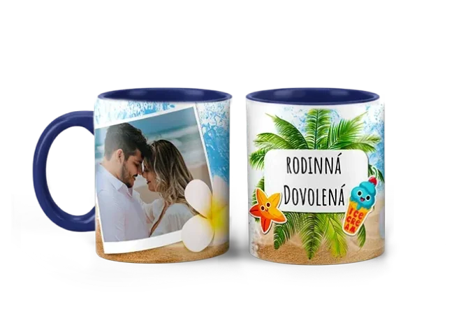 Hrnek s vlastním potiskem je nejlepší dárek ever - Dovolená u moře