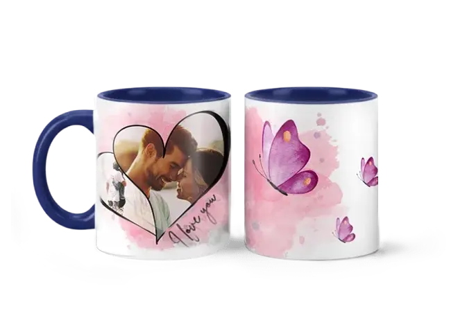 Hrnek s vlastním potiskem je nejlepší dárek ever - Dvojsrdce