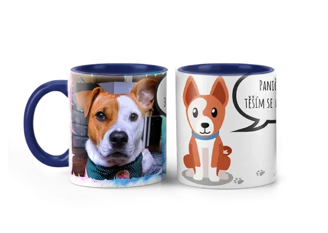 Hrnek s vlastním potiskem je nejlepší dárek ever - Pro milovníky pejsků