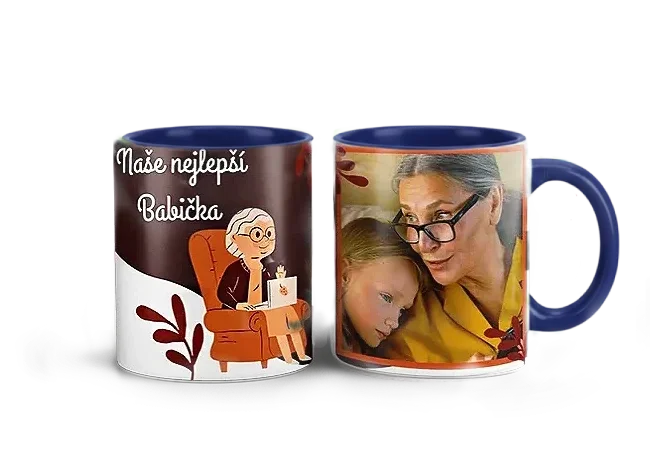 Hrnek s vlastním potiskem je nejlepší dárek ever - Pro babičku