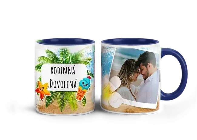 Hrnek s vlastním potiskem je nejlepší dárek ever - Dovolená u moře