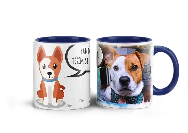 Hrnek s vlastním potiskem je nejlepší dárek ever - Pro milovníky pejsků