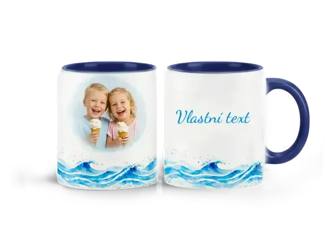Hrnek s vlastním potiskem je nejlepší dárek ever - Vlnky