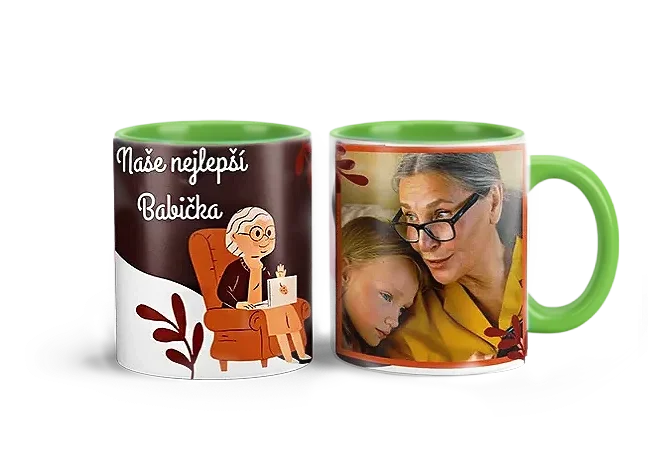 Hrnek s vlastním potiskem je nejlepší dárek ever - Pro babičku