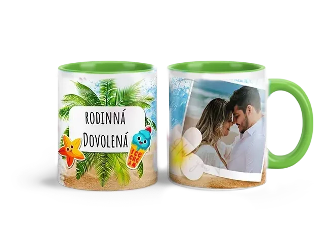 Hrnek s vlastním potiskem je nejlepší dárek ever - Dovolená u moře