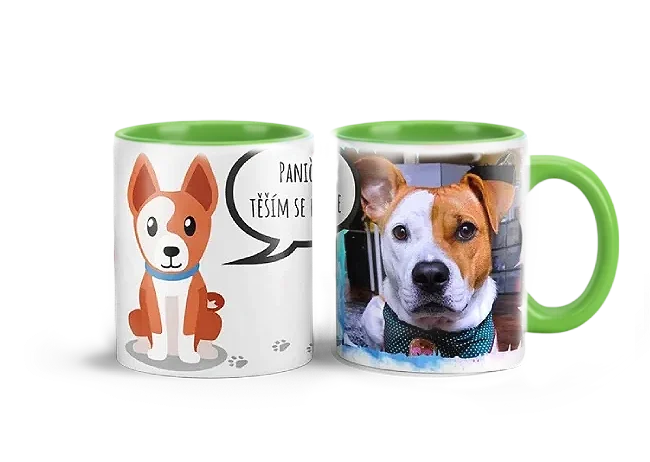 Hrnek s vlastním potiskem je nejlepší dárek ever - Pro milovníky pejsků