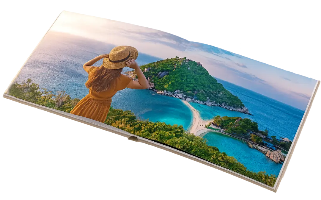 Ukázka luxusní fotoknihy