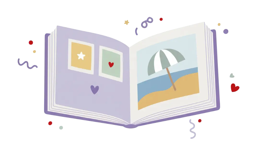 Ilustrace fotoknihy