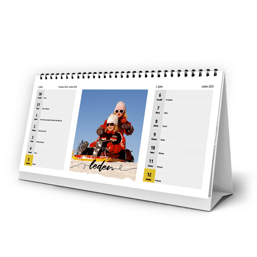 Stolní fotokalendář čtrnáctidenní 