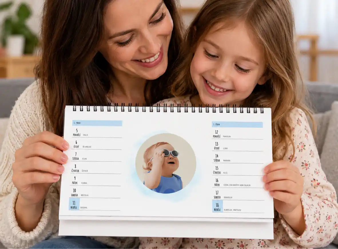 stolní fotokalendář