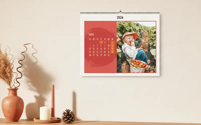 Kalendáře nástěnné - Vzor 2