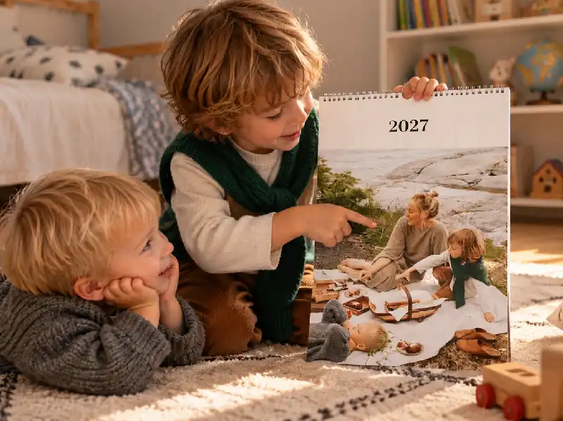 fotokalendář z vlastních fotek