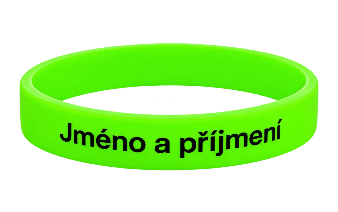 Zelený náramek bezpečí