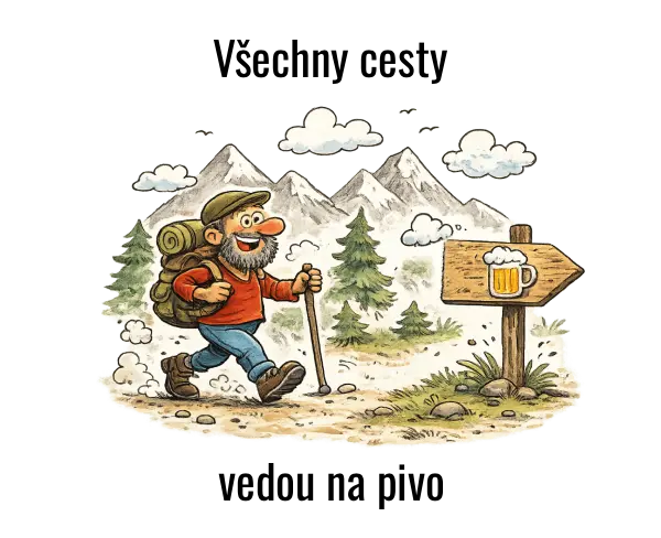 ilustrace pivo